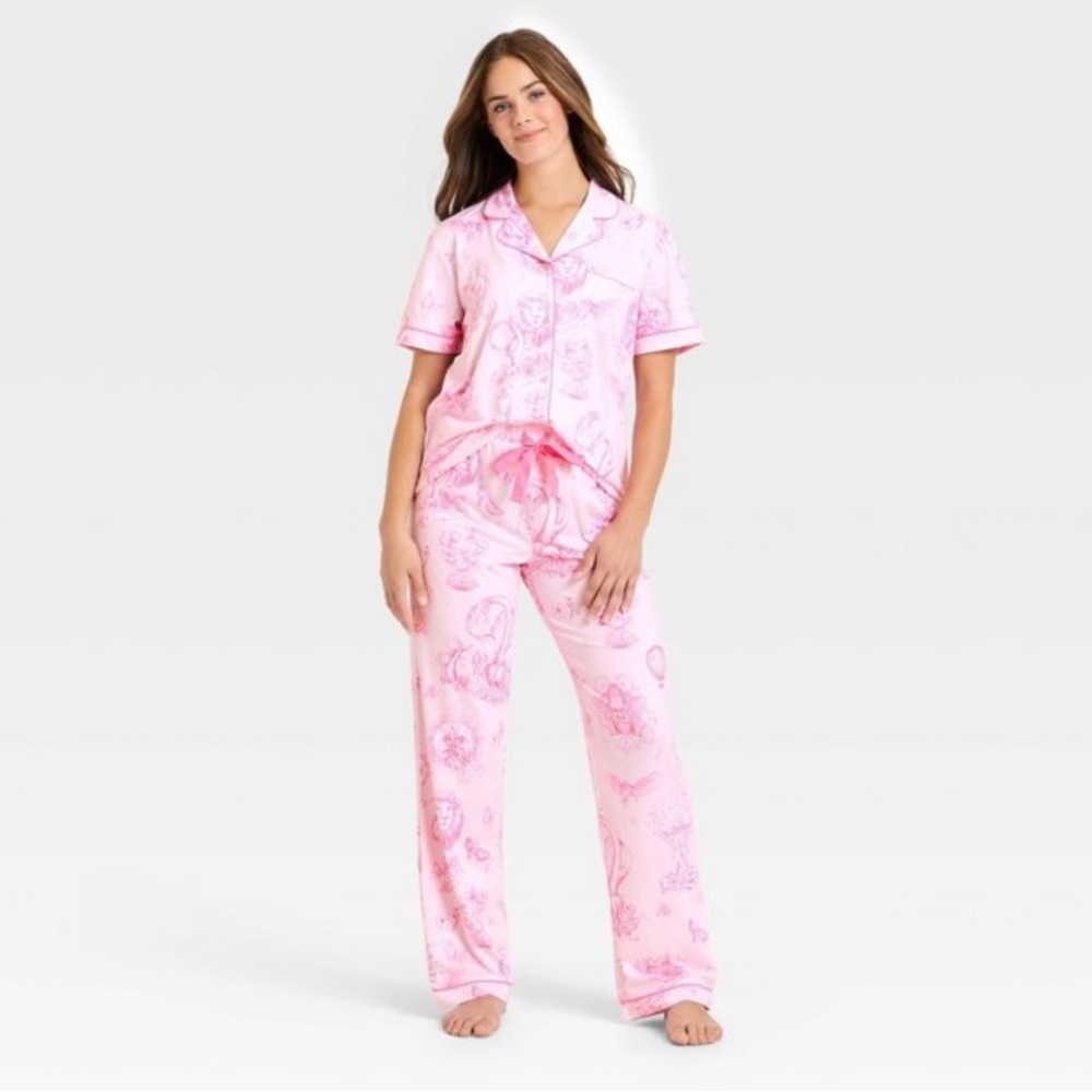 Women's Pink Pajama Set